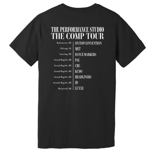 Bella Canvas Competition Tour T-Shirt - Front Coming Soon Thumbnail