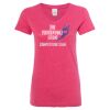 Womenโs Glitter V-Neck T-Shirt Womenโs Glitter V-Neck T-Shirt Thumbnail