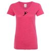 Women’s Glitter V-Neck T-Shirt Thumbnail